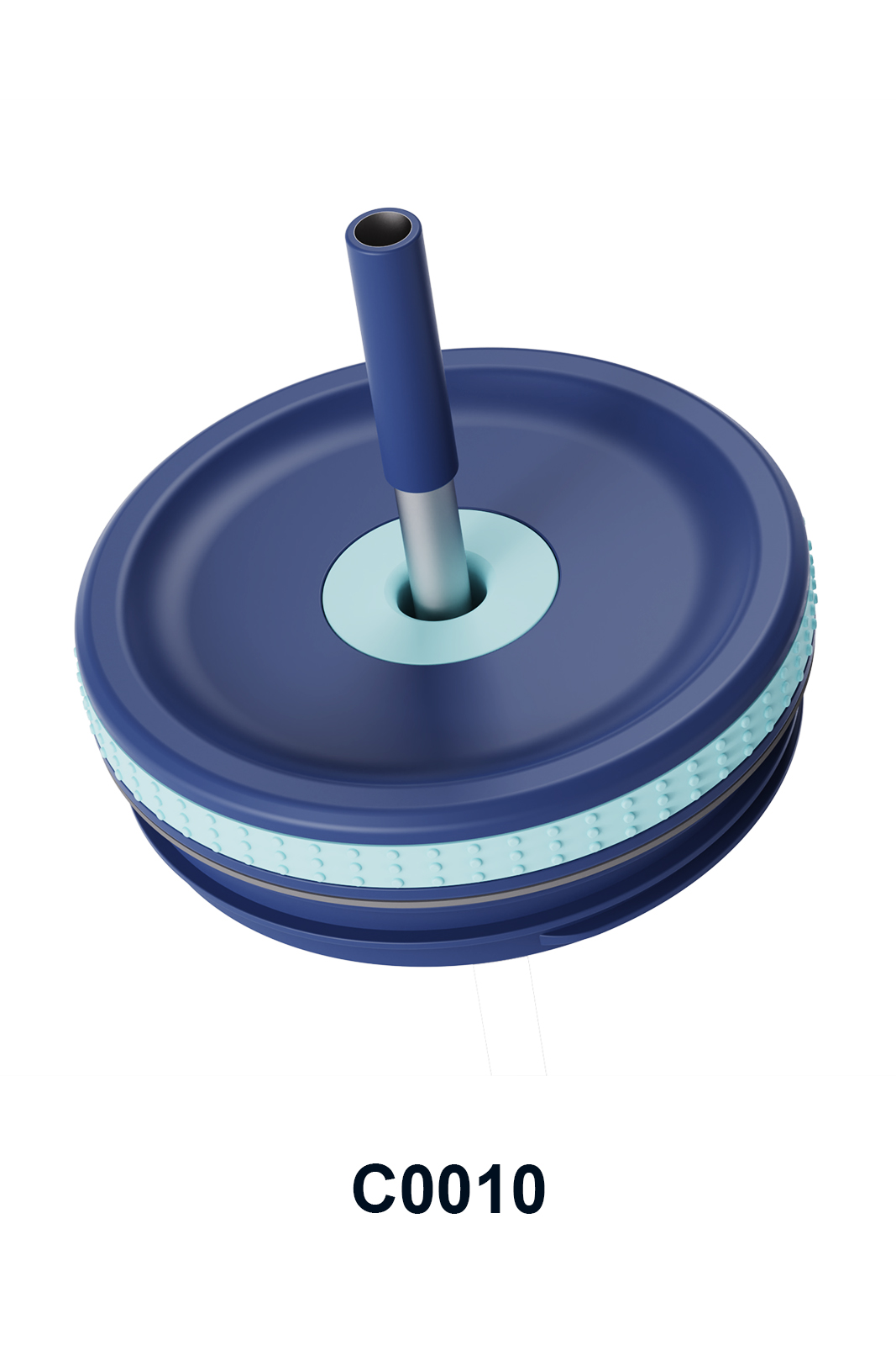 sport straw lid compatible with custom water bottles for outdoor use